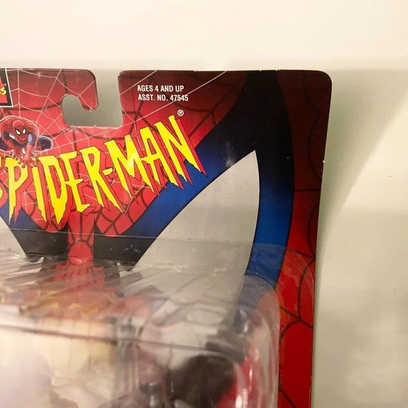 Vintage 1999 Toy Biz Spiderman Spider Power Doctor Octopus Series 2 Bent Card - Picture 13 of 16